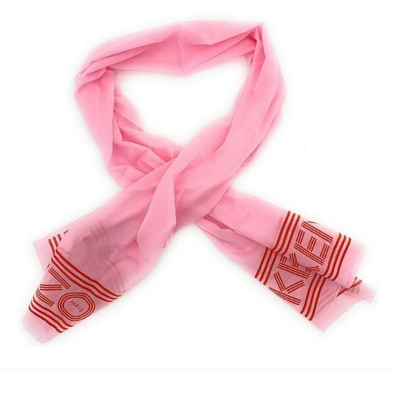 Scarf Kenzo Paris NWT Flamingo Pink - Picture 1 of 6